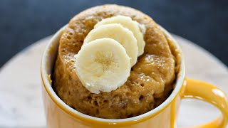 Banana Bread Mug Cake Recipe  5 MINUTES ONLY [upl. by Norehs]