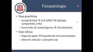 Artritis Reumatoide  Parte 1 Fisiopatología [upl. by Ydissahc]