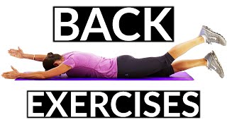 Beginners Back Exercises that Strengthen your Back [upl. by Norrag]