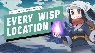 Pokemon Legends Arceus  Every Wisp Location [upl. by Chrisoula311]