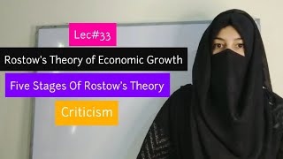 Rostows Stages Of Economic Growth  Five Stages  Criticism on Rostows Theory  Societyopedia [upl. by Radnaxela]