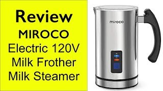 Review Miroco Milk Frother  How to make froth milk at home [upl. by Araz]