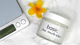 How to Formulate a Simple Face Moisturizer For Beginners [upl. by Lewellen833]