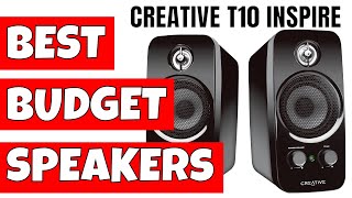 Creative Inspire T10 Mini PC Speakers With Punchy Sound [upl. by Meesak]