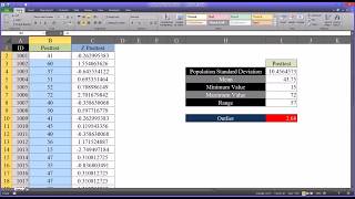 Identifying and Highlighting Outliers in Excel [upl. by Robinet616]