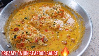 How To Make Creamy Cajun Sauce For Seafood  Meshascorner [upl. by Jasper]