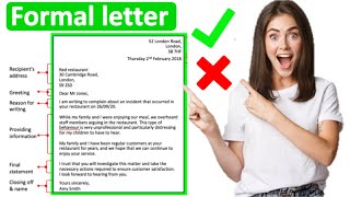 How to write a formal letter 📝  All you need to know [upl. by Hunley]