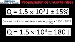 111 Propagation of uncertainties [upl. by Nnazus]