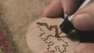 Wood Carving  Power Carving Engraving Demonstration [upl. by Haidebez]