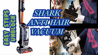 How to cleanunblock Shark anti hair wrap vacuum cleanerstep by step [upl. by Nahsez564]