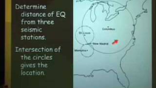 Lecture 7 Locating the Epicenter of an earthquake [upl. by Orfield]