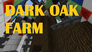 fully AFKable dark oak tree farm gives enough saplings back [upl. by Nosduh]