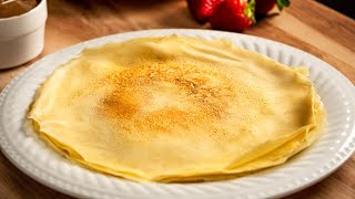 How to Make Crepes  Thin French Crepe Recipe [upl. by Viradis294]