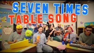 Seven Times Table Song Cups by Anna Kendrick Cover with Classroom Instruments [upl. by Monro]