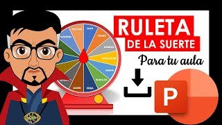 RULETA EN POWERPOINT 🎁 LISTA PARA EDITAR Y USAR [upl. by Eylrac]