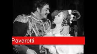 Mirella Freni amp Luciano Pavarotti Bellini  I Puritani A te o cara [upl. by Dorwin]