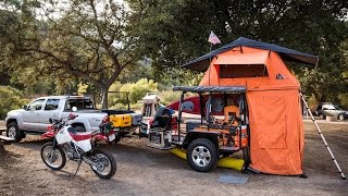 Inside One of the Coolest Custom Camping Trailers Weve Seen  Outside [upl. by Htims]