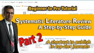 Systematic Literature Review using PRISMA A StepbyStep Guide PART 2 Handson Experience [upl. by Mccahill104]