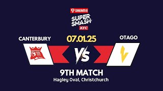 Super Smash Prediction Canterbury vs Otago 9th Match [upl. by Rosabel]