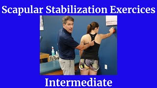 Scapular Stability Exercises Intermediate [upl. by Barnet]