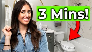 How To Clean A Toilet in 3 Minutes Clean My Space [upl. by Feldstein805]