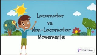 Locomotor vs Nonlocomotor Movement [upl. by Aehtla329]