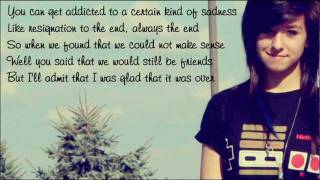 Christina Grimmie  Somebody That I Used To Know  with lyrics on screen [upl. by Ancel]