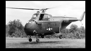 Flying the Sikorsky H19 Chicasaw Helicopter Restored 1956 [upl. by Autum]