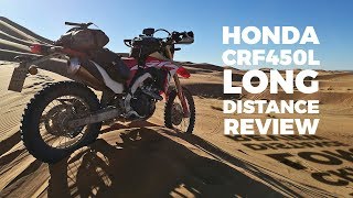 Honda CRF450L proper long distance review [upl. by Ehgit]