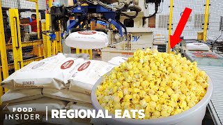 How Popcorn Is Made  Regional Eats [upl. by Bose]