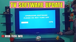 HOW TO UPDATE  UPGRADE TV SOFTWARE  TV FIRMWARE UPDATE [upl. by Atterbury]