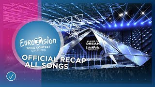 OFFICIAL RECAP All 41 songs of the 2019 Eurovision Song Contest [upl. by Wrightson]