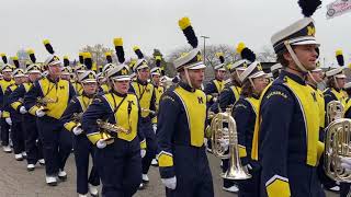 A Day with the Michigan Marching Band  Michigan beats Ohio State  November 27 2021 [upl. by Aisanat279]