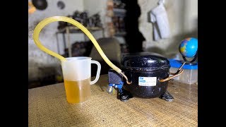 How To Change Refrigerator Compressor Oil [upl. by Eiroc]