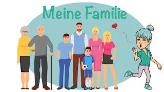 Meine Familie  Die Familie  Deutsch lernen  German Family  Almanca Aile [upl. by Adon]