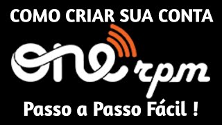 CRIANDO SUA CONTA ONERPM Passo a Passo Fácil [upl. by Cobby55]