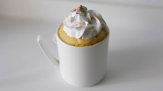 Vanilla Mug Cake Recipe [upl. by Eycal228]