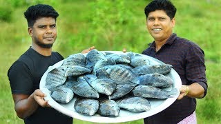 KARIMEEN POLLICHATHU  Kerala Style Fish Fry In Banana Leaf  Cooking Skill Village Food Channel [upl. by Beverlee377]