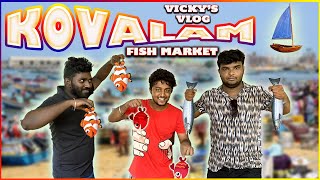 Kovalam Fish market vlog [upl. by Etnoled]