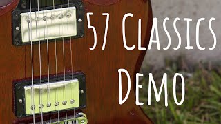 Gibson 57 Classic Pickups Demo No Commentary [upl. by Ramso]