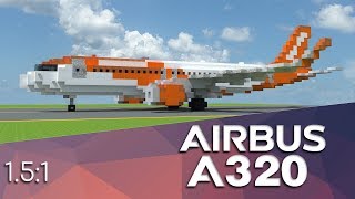 151 Airbus A320  Minecraft [upl. by Vernita279]