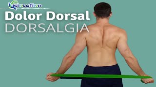 DOLOR DORSAL o DORSALGIA  6 EJERCICIOS ALIVIAR y PREVENIR  Fisiolution [upl. by Edylc]