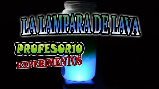 Lámpara de lava casera Experimentos caseros fáciles [upl. by Arreik]