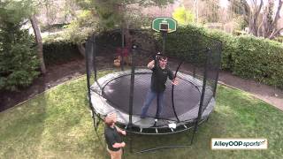 Safety Enclosure Installation Part 2 JumpSport amp AlleyOOP Sports Trampolines [upl. by Korns]