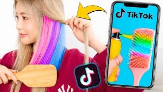 Testing VIRAL TikTok Hair Hacks Part 2 [upl. by Attenol]