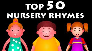 Top 50 Rhymes For Kids  Nursery Rhymes Collection For Children [upl. by Tess]