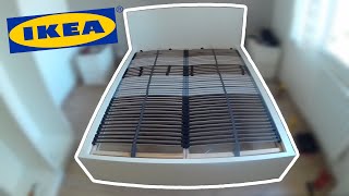 IKEA How To Build an MALM BED  monter lit [upl. by Eiraminot484]