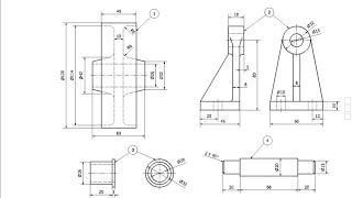 How to do Assembly Drawing Roller Wheel [upl. by Hamachi141]