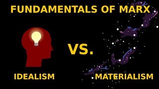 Fundamentals of Marx Idealism vs Materialism [upl. by Artur]