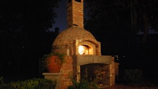 How to Build a Brick Wood Fired Pizza OvenSmoker Combo [upl. by Fahland]